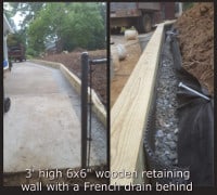 French drain system