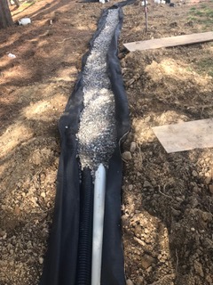 French Drain & Downspouts #7
